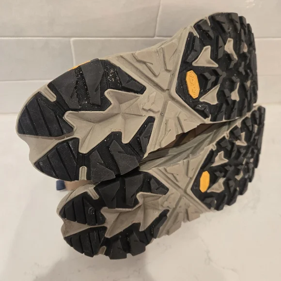 Hoka Anacapa Low GTX Waterproof Leather Hiking Shoe Brown Tan Womens Size 8.5B - Picture 8 of 9